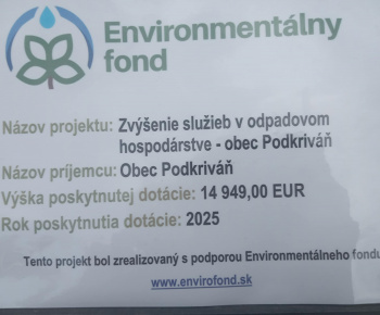 Aktuality / Propagácia - Zvýšenie služieb v odpadovom hospodárstve - foto